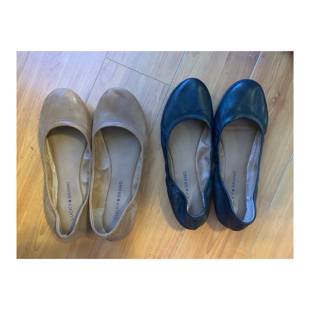 Lucky Brand 2 Pair Flats